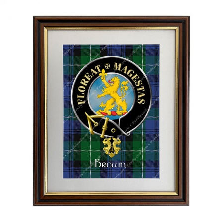 Brown Scottish Clan Crest Framed Print