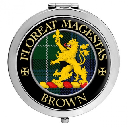 Brown Scottish Clan Crest Compact Mirror