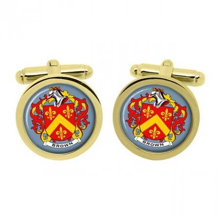 Brown (Scotland) Coat of Arms Cufflinks