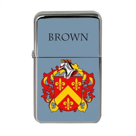 Brown (Scotland) Coat of Arms Flip Top Lighter