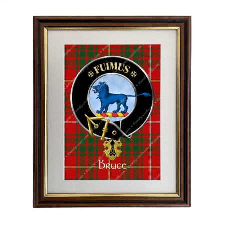 Bruce Scottish Clan Crest Framed Print