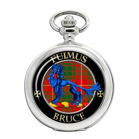 Bruce Scottish Clan Crest Pocket Watch