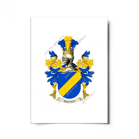 Bruno (Italy) Coat of Arms Print