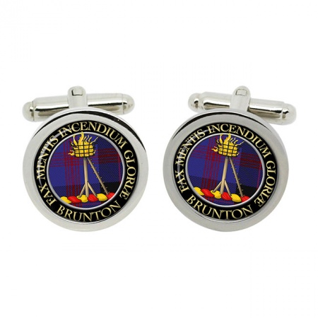 Brunton Scottish Clan Crest Cufflinks