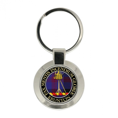 Brunton Scottish Clan Crest Key Ring