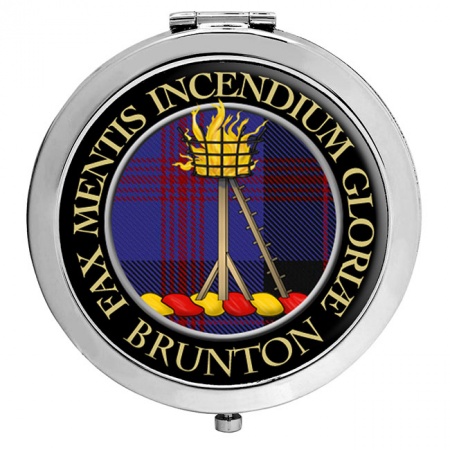 Brunton Scottish Clan Crest Compact Mirror