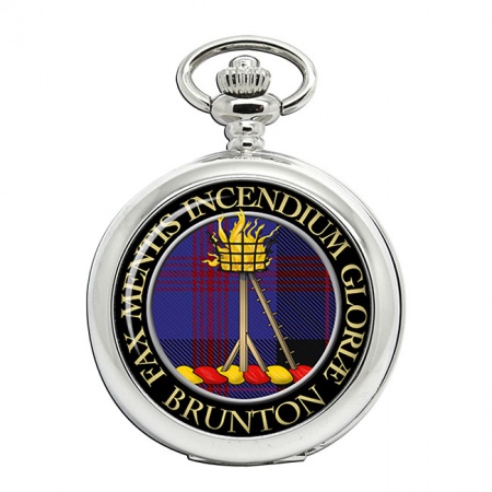 Brunton Scottish Clan Crest Pocket Watch