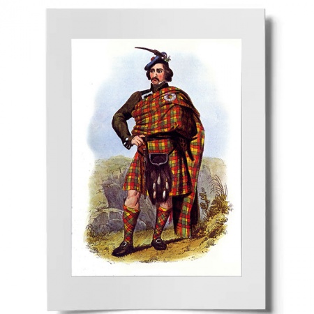 Buchanan Scottish Clansman Ready to Frame Print