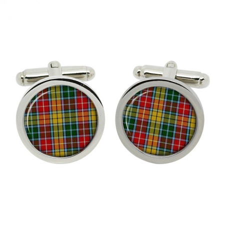 Buchanan Scottish Tartan Cufflinks in Box