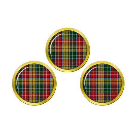 Buchanan Scottish Tartan Golf Ball Markers