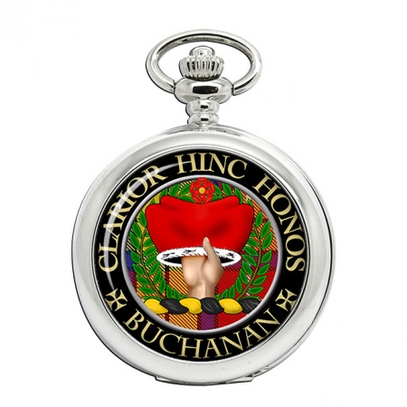 Buchanan Scottish Clan Crest Pocket Watch