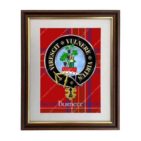 Burnett Scottish Clan Crest Framed Print