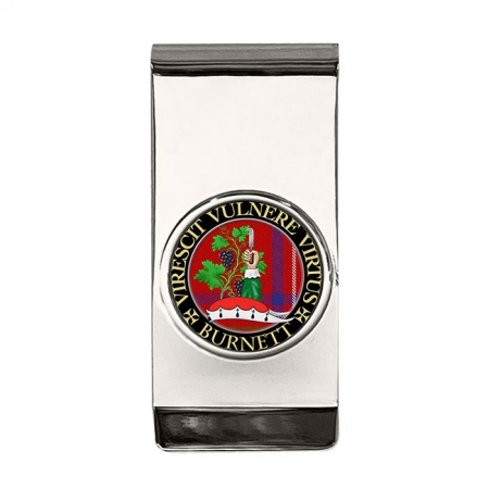 Burnett Scottish Clan Crest Money Clip