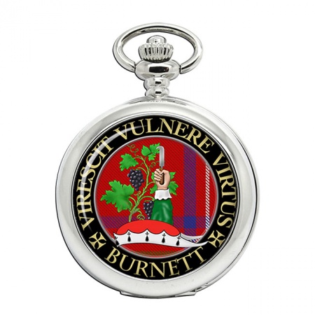 Burnett Scottish Clan Crest Pocket Watch