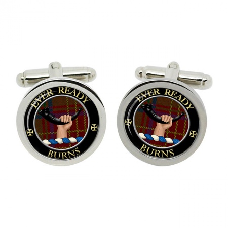 Burns Scottish Clan Crest Cufflinks