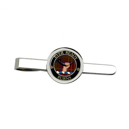 Burns Scottish Clan Crest Tie Clip