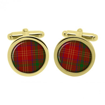 Burns Scottish Tartan Cufflinks in Box