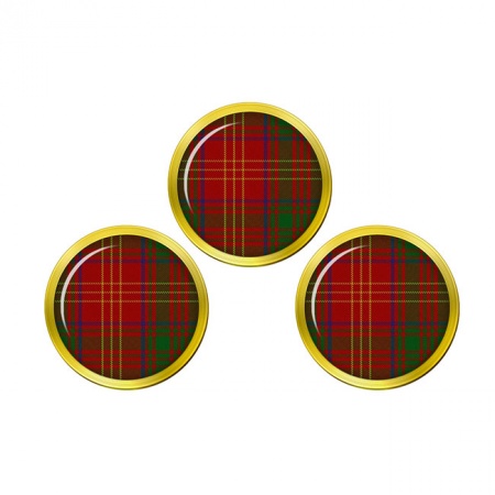 Burns Scottish Tartan Golf Ball Markers