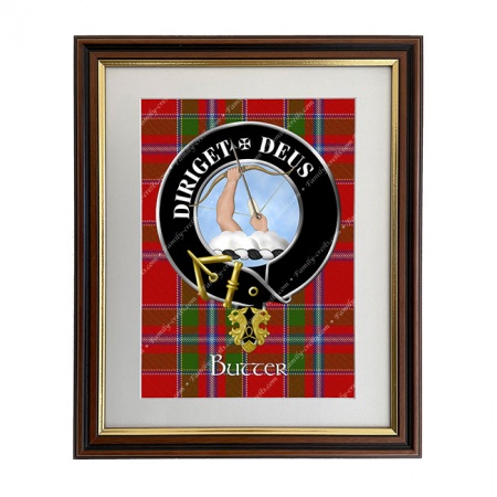 Butter Scottish Clan Crest Framed Print