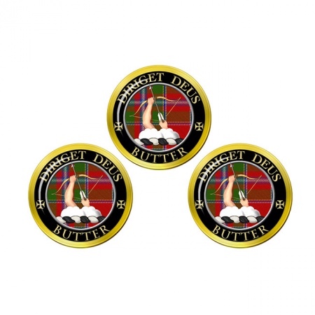 Butter Scottish Clan Crest Golf Ball Markers