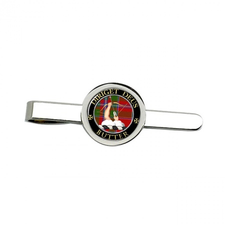 Butter Scottish Clan Crest Tie Clip