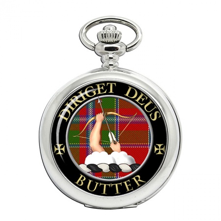 Butter Scottish Clan Crest Pocket Watch