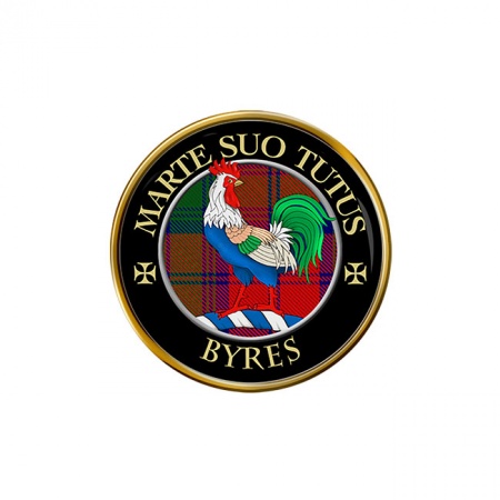 Byres Scottish Clan Crest Pin Badge