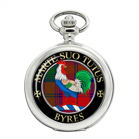 Byres Scottish Clan Crest Pocket Watch