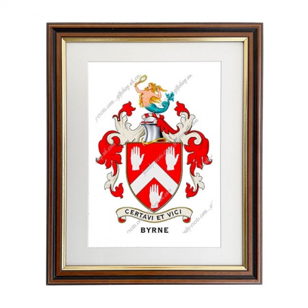 Byrne (Ireland) Coat of Arms Framed Print