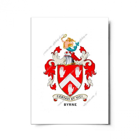 Byrne (Ireland) Coat of Arms Print