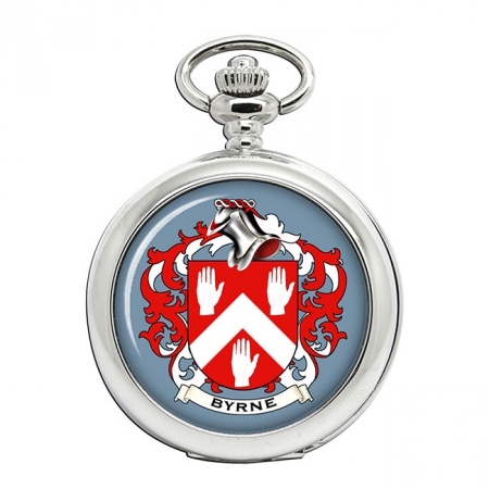 Byrne (Ireland) Coat of Arms Pocket Watch