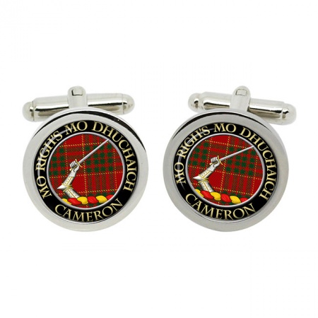 Cameron Ancient Scottish Clan Crest Cufflinks