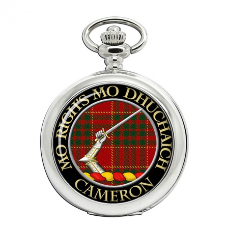 Cameron Ancient Scottish Clan Crest Pocket Watch