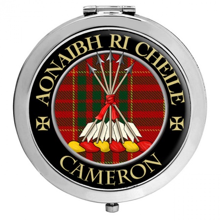 Cameron Modern Scottish Clan Crest Compact Mirror