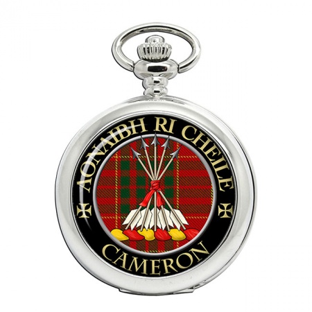 Cameron Modern Scottish Clan Crest Pocket Watch