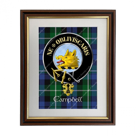 Campbell of Argyll Scottish Clan Crest Framed Print