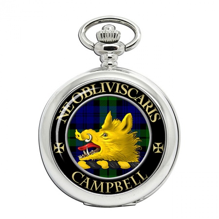 Campbell of Argyll Scottish Clan Crest Pocket Watch