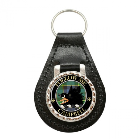 Campbell of Breadalbane Scottish Clan Crest Leather Key Fob