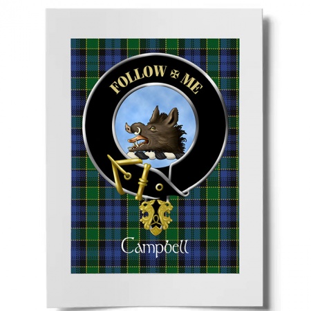 Campbell of Breadalbane Scottish Clan Crest Ready to Frame Print