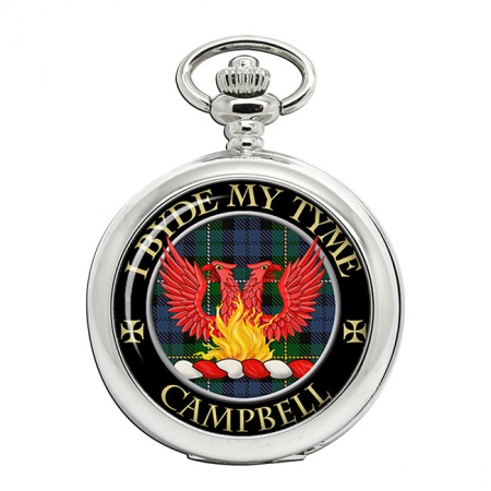 Campbell of Loudoun Scottish Clan Crest Pocket Watch