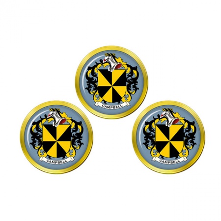 Campbell (Scotland) Coat of Arms Golf Ball Markers