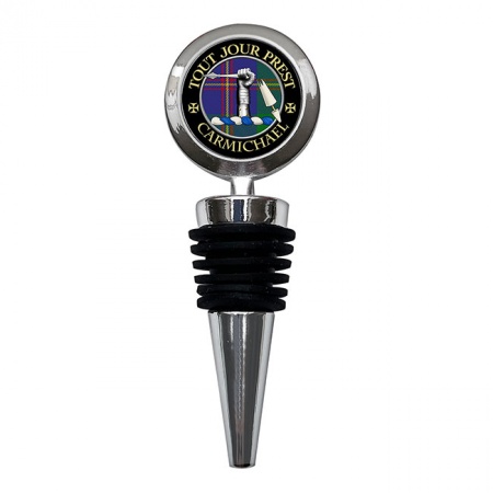 Carmichael Scottish Clan Crest Bottle Stopper