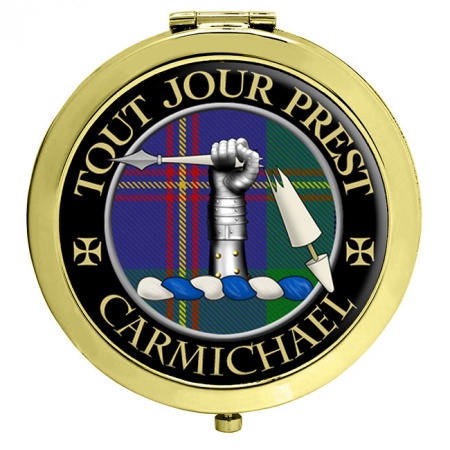 Carmichael Scottish Clan Crest Compact Mirror