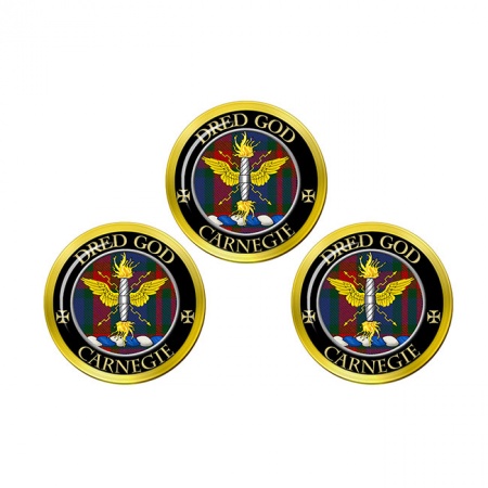 Carnegie Scottish Clan Crest Golf Ball Markers