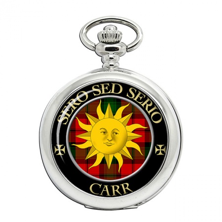 Carr Scottish Clan Crest Pocket Watch