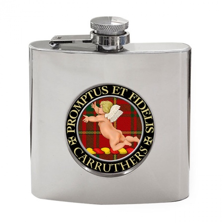 Carruthers Scottish Clan Crest Hip Flask