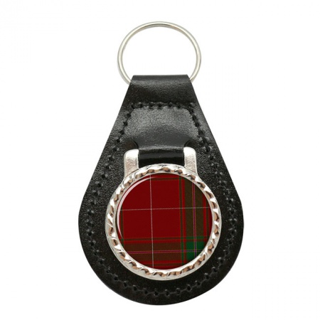 Carruthers Scottish Tartan Leather Key Fob