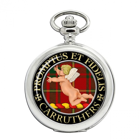 Carruthers Scottish Clan Crest Pocket Watch