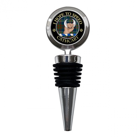 Cathcart Scottish Clan Crest Bottle Stopper