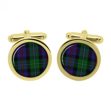 Campbell of Cawdor Scottish Tartan Cufflinks in Box